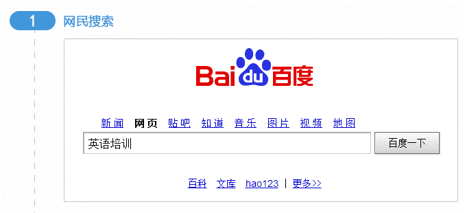 百度網(wǎng)民搜索